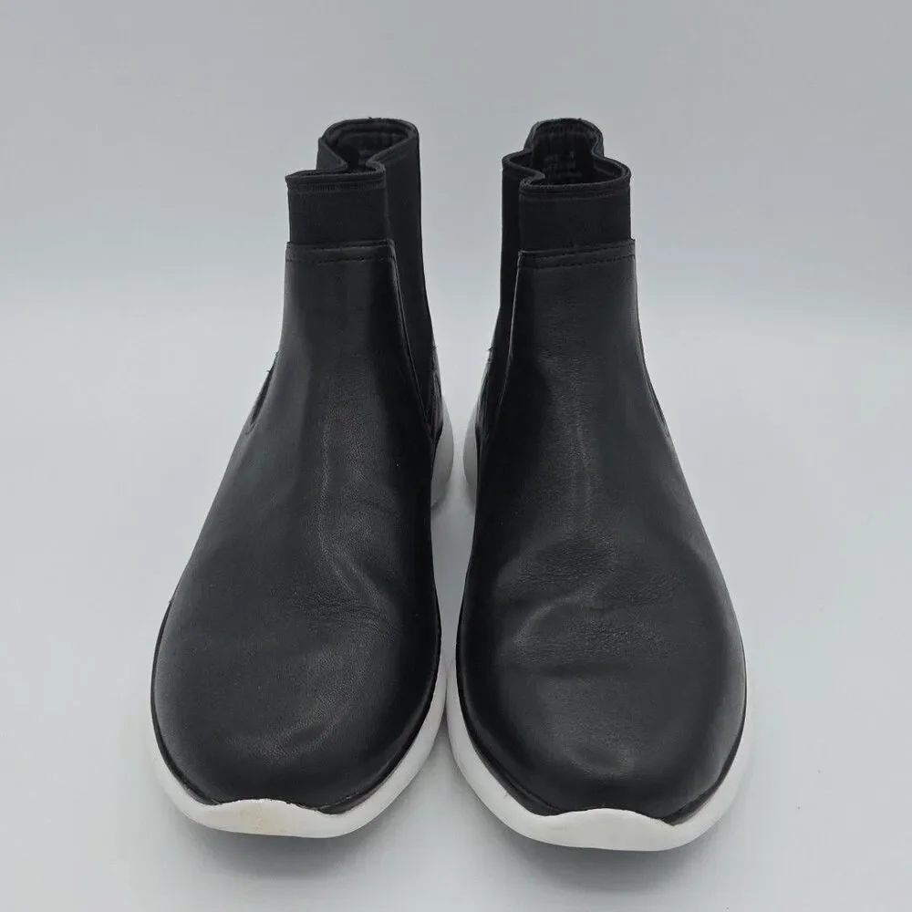 Waterproof Cole Haan 3 Zerogrand Chelsea Black Leather Ankle Boots Size 7B